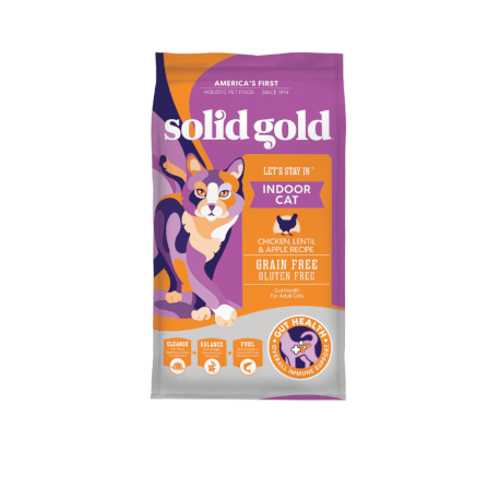 อาหารแมว Solid Gold เกรดโฮลิสติก สูตร Let's Stay In สำหรับแมวเลี้ยงในบ้าน 2.72 กก._1